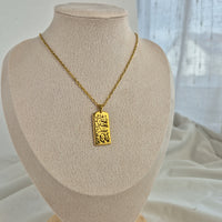 Alhamdulillah necklace -waterproof, 18k PVD-plated, tarnish free