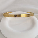 Ayat Ul Kursi bangle -waterproof, 18k PVD-plated, tarnish free