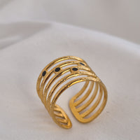 Black Stone Ring
