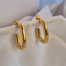 Oval Bold Ohrringe