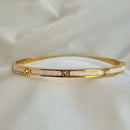 Cosmic bangle -waterproof, 18k PVD-plated, tarnish free