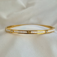 Cosmic bangle -waterproof, 18k PVD-plated, tarnish free