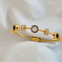 Roman bracelet- waterproof, 18k PVD plated