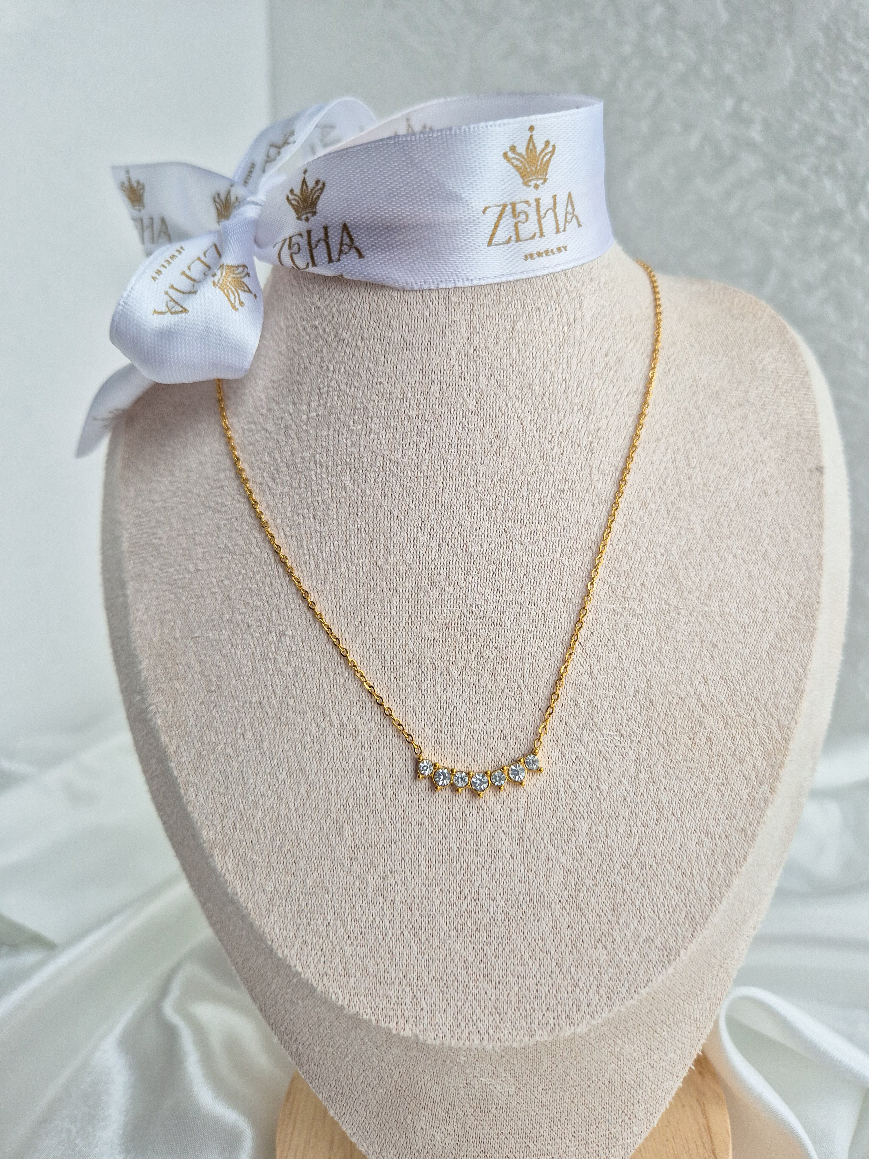 7-stone Diamond Kette