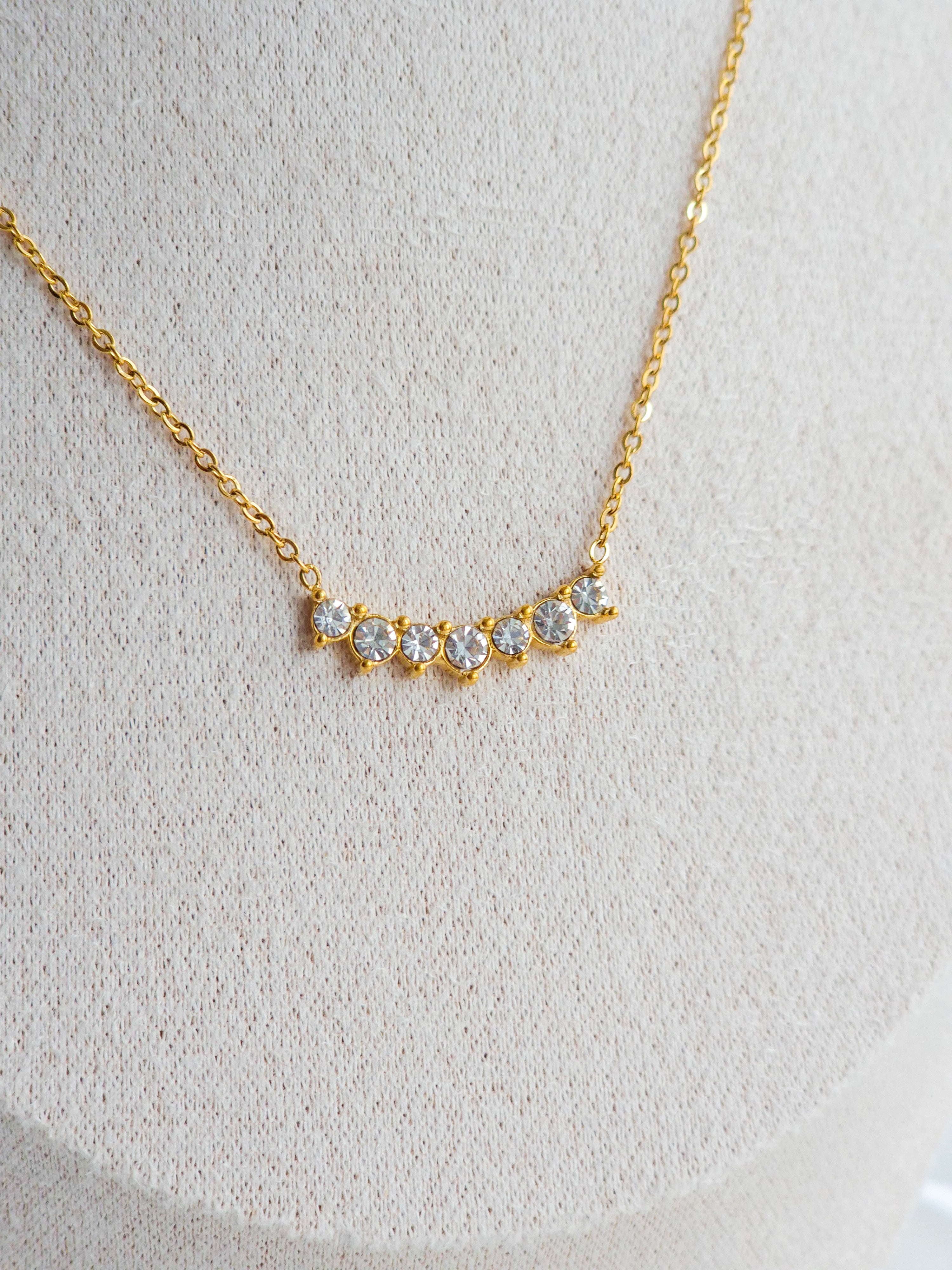 7-stone Diamond Kette