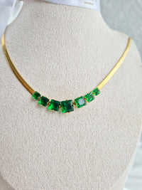 Emerald Gold Kette