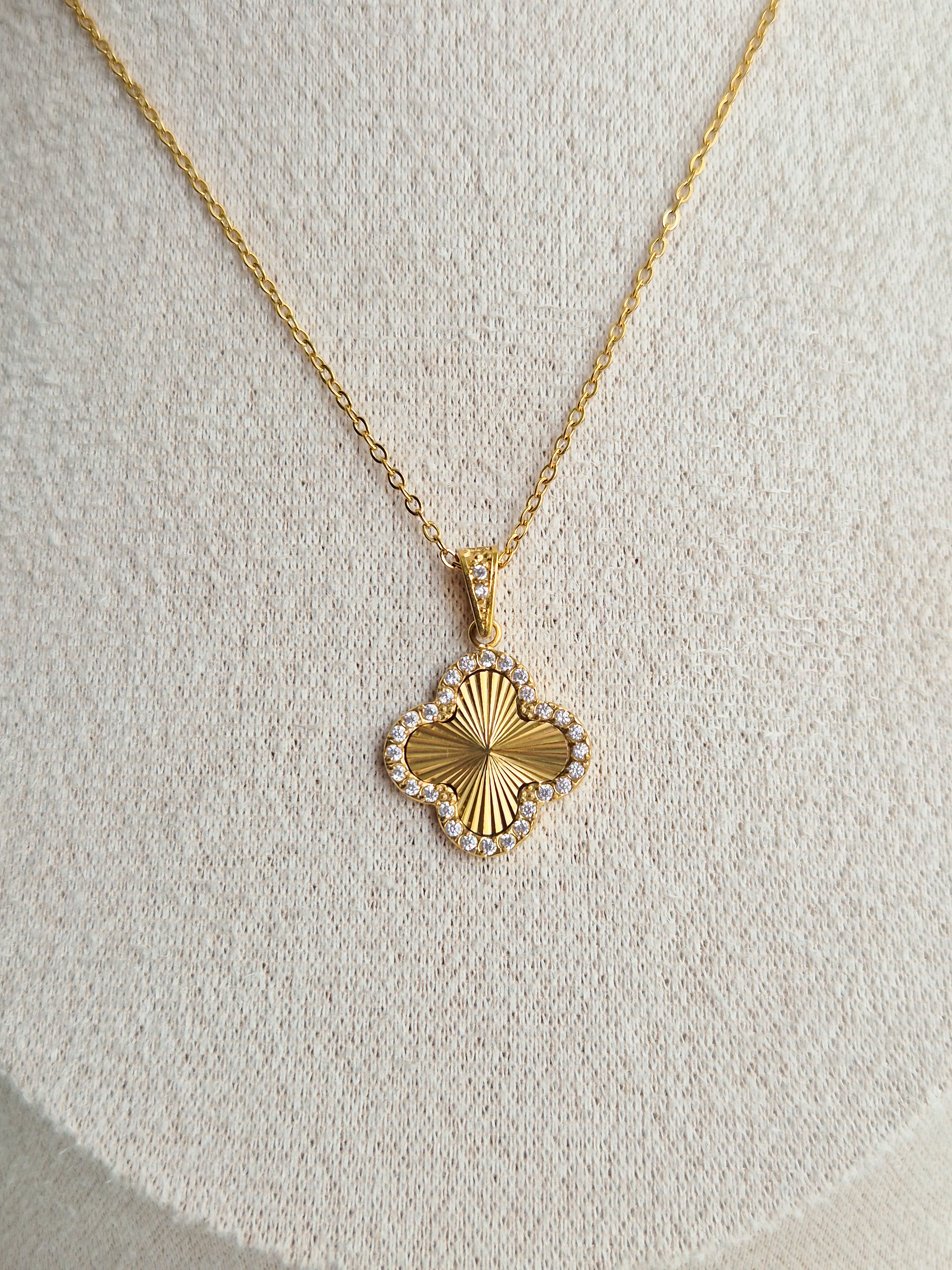 Diamond Clover Kette