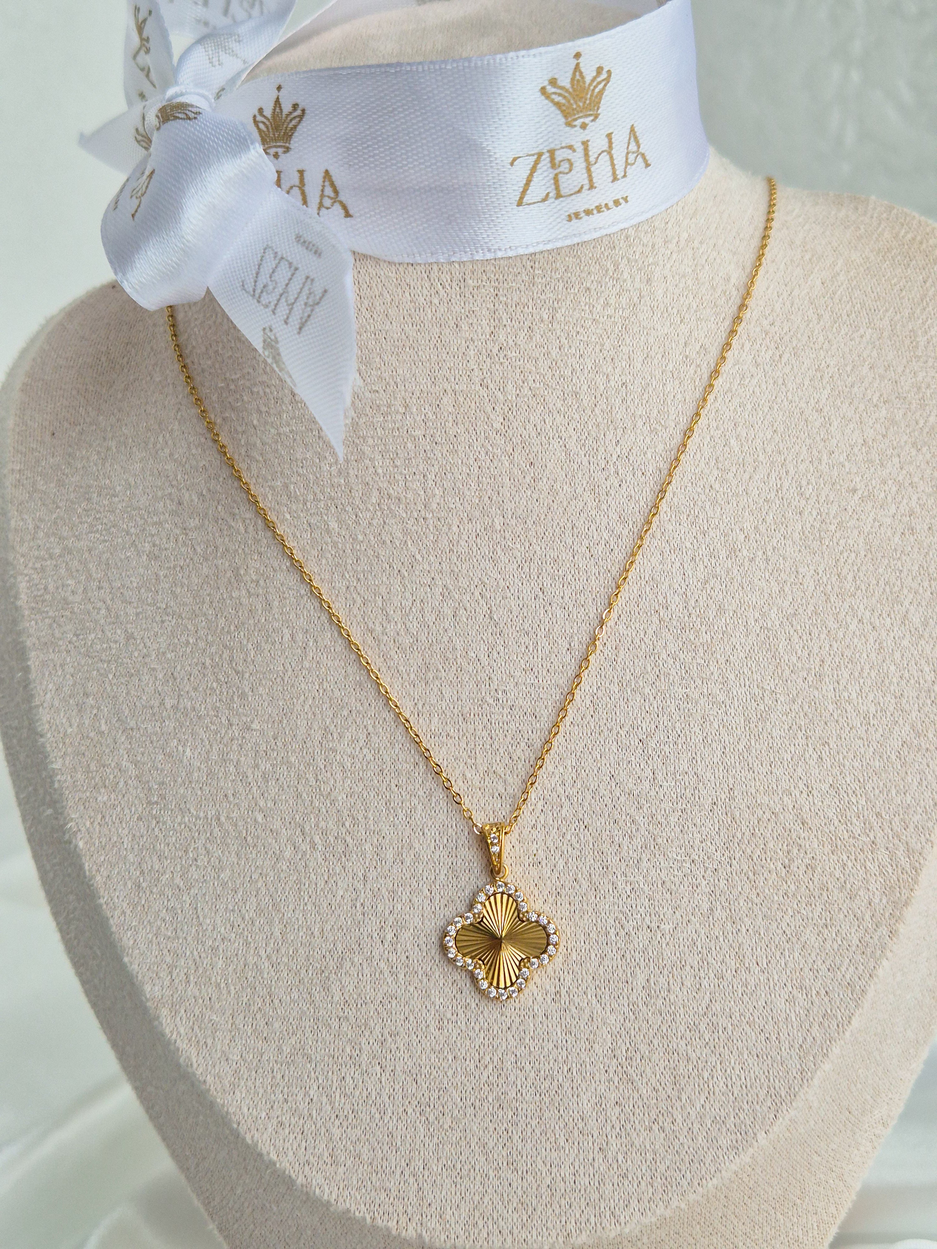 Diamond Clover Kette