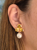 Flower Pearl Ohrringe