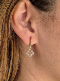 Zircon Clover Ohrringe