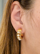 Pearl Zircon Ohrringe