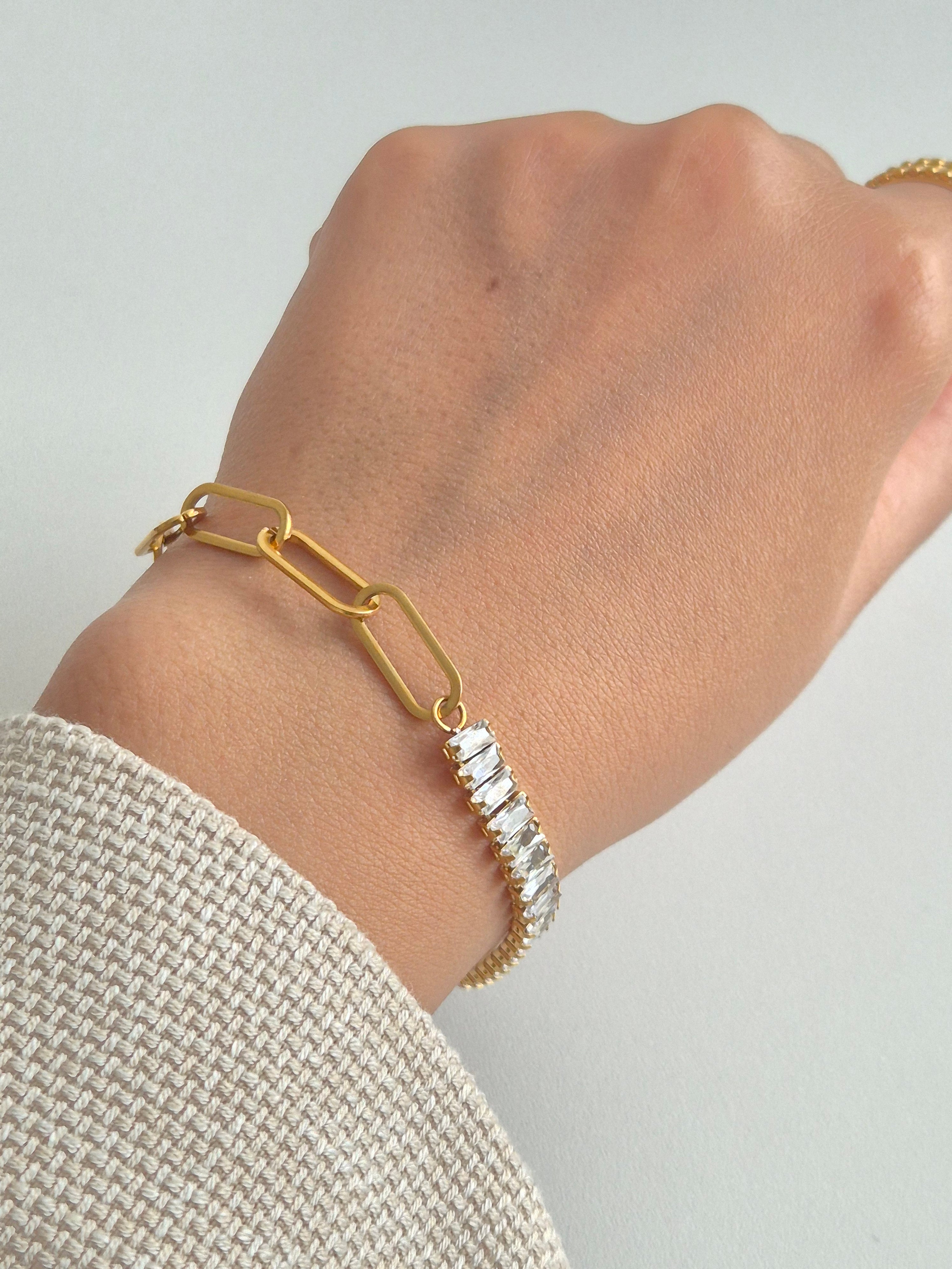 Tennis Chain Armbänder
