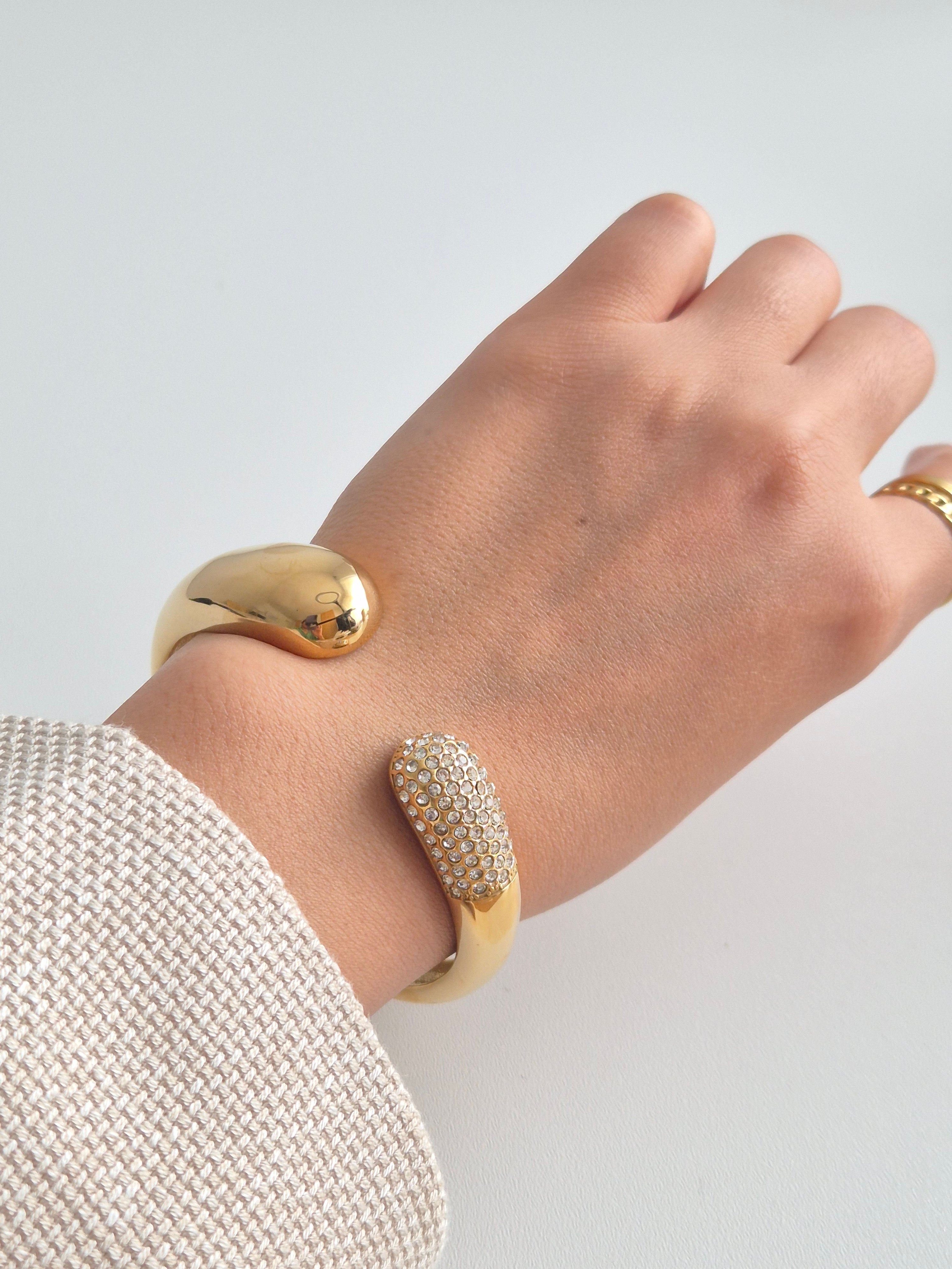 Bold Gold Armreif